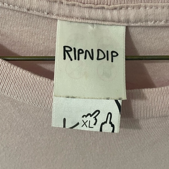 Ripndip Aligator Chillin Shirt Pink Size XL - Picture 5 of 6